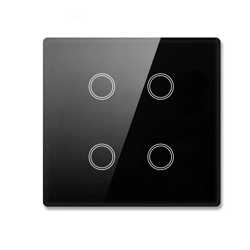Graffiti WiFi Smart Touch Wall Switch, Alexa Compatible, Tempered Glass, Brazil Standard