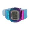 Gradient Color Electronic Watch Large Dial Waterproof Long Standby Time Purple Blue Casual Sports Wristwatches for
