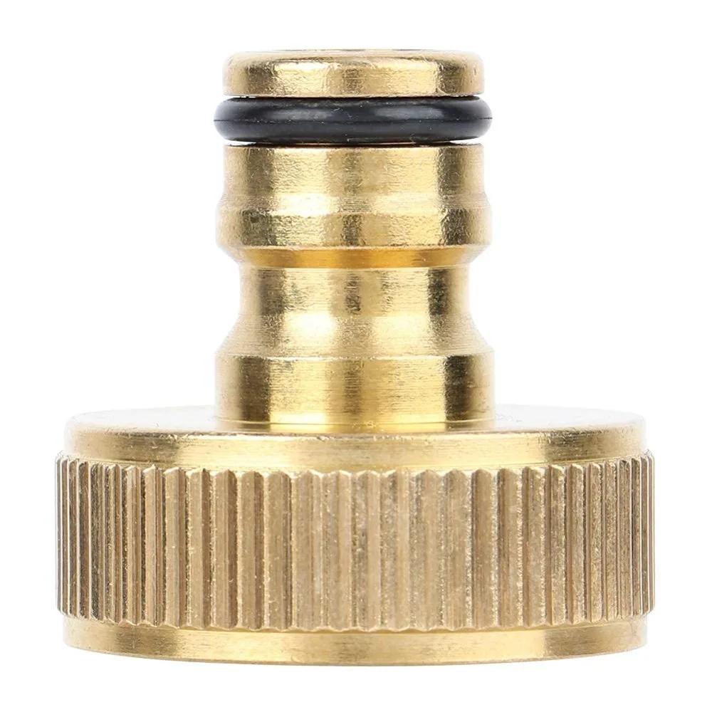 News 2025 1pcs The Faucet Water Gun Adapter Internal Tooth Joint 1 Inch Brass Connector Garden Tap Hose Brass Fittings 40mm 35mm&1 inch