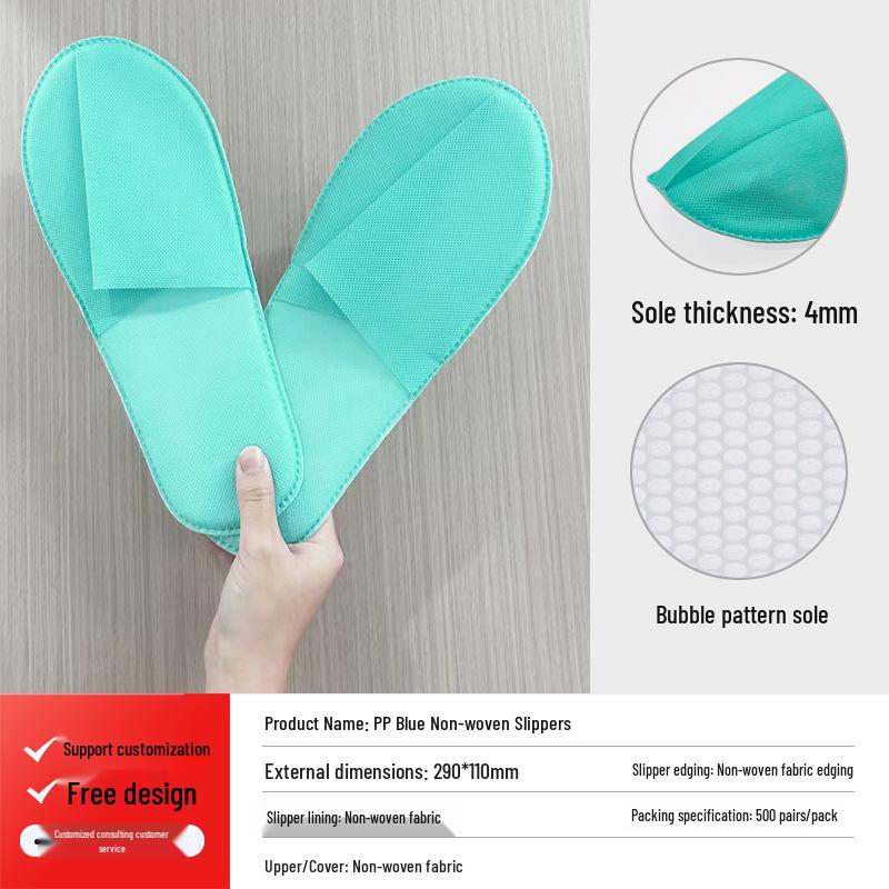 

Портативные летние тапочки - Утолщенные, дышащие, унисекс для путешествий и использования в сфере гостеприимства