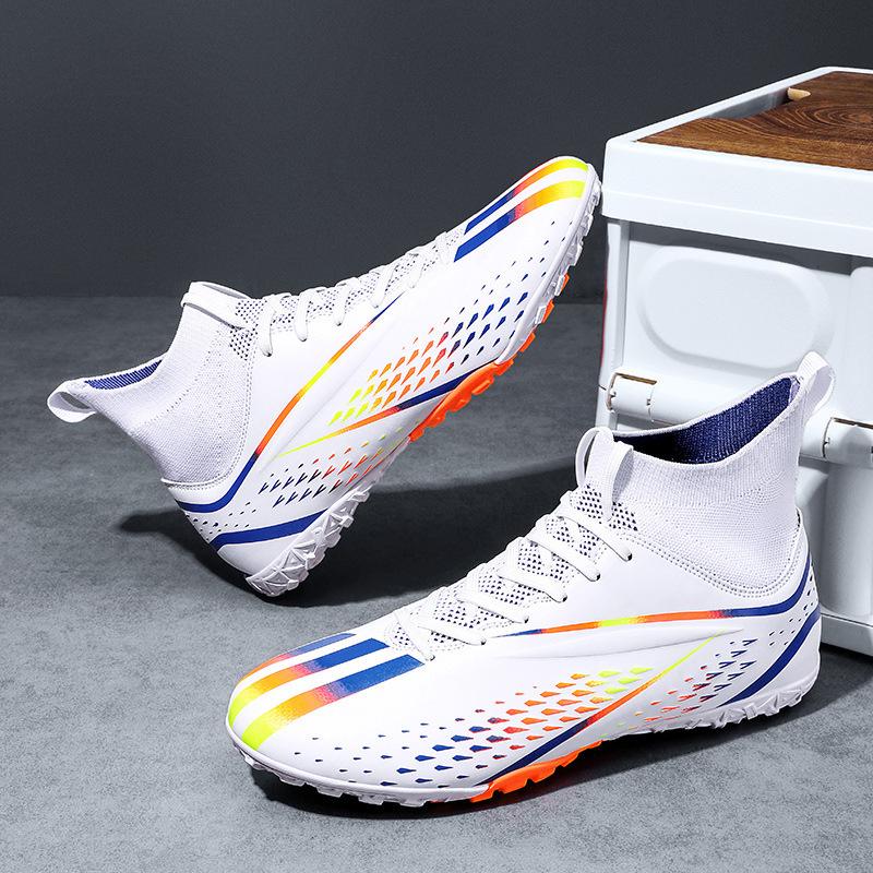World Cup limited edition football shoes men's big children's broken nails women's high-top training shoes