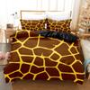 Gold Chain Leopard Leopard Print Comforter Cover King Size Women Cheetah Duvet Cover Set Home Hotel Room Soft Bedding Sets 3D