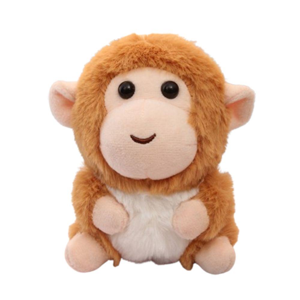 Plush Doll Monkey Plush Toy Soft Fur Monkey Car Pendant Little Monkey Pendant  Backpack Decoration