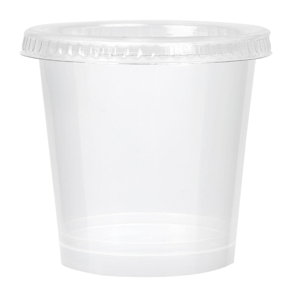 Made In Japan, Heat-Resistant Pudding Cups with Lids, 150cc, Pack of 100