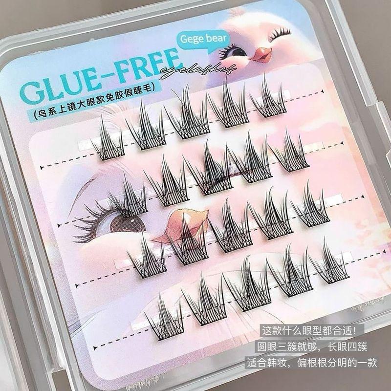 Aimo - Natural Wispy Glue-Free Cluster False Eyelashes