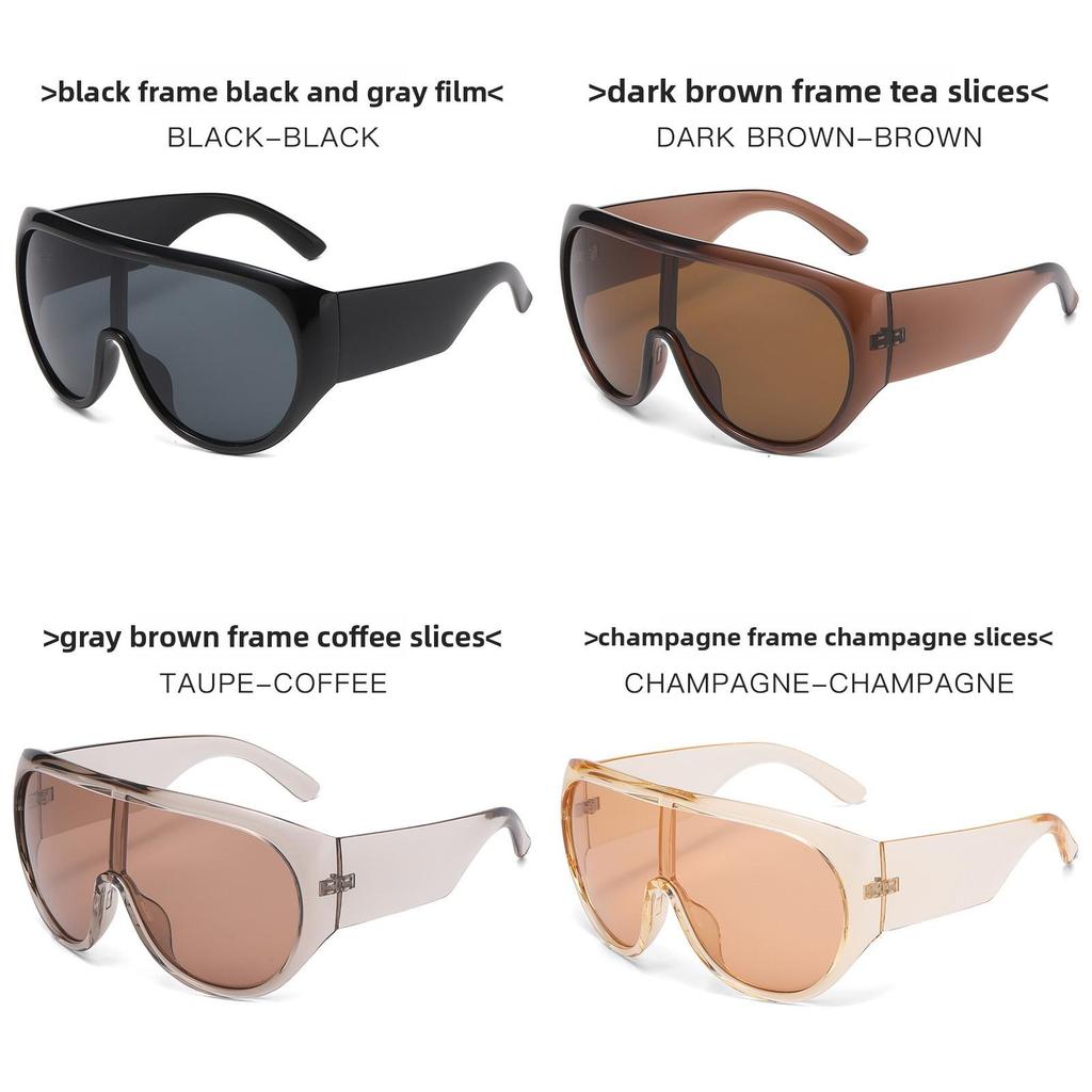 Large Frame Cycling Sunglasses With Pc Lenses For Men And Women Sun Protection