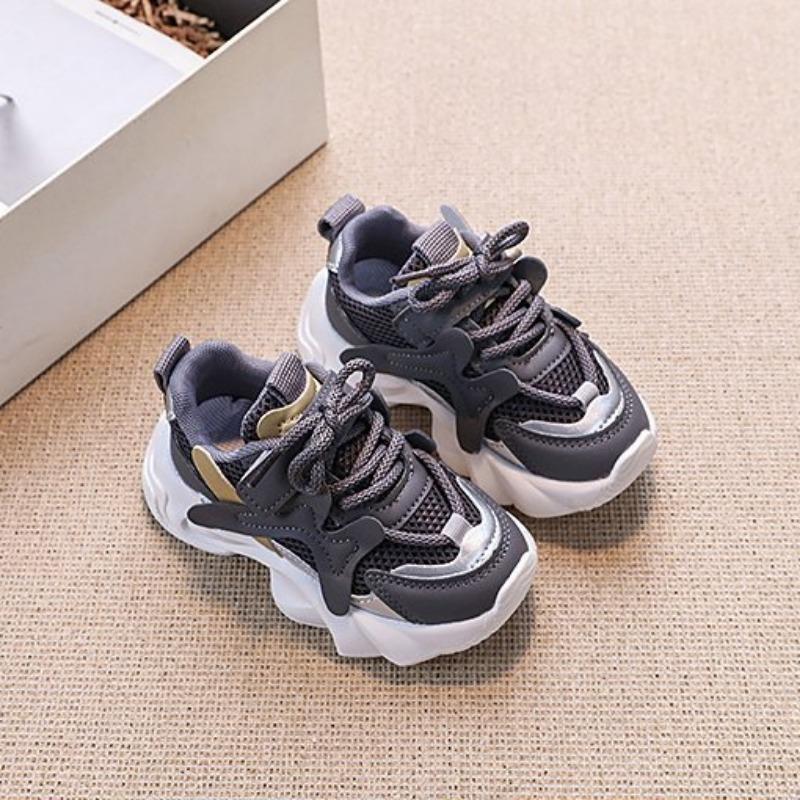 Children's Breathable Sports Shoes Boys' Dad Shoes Girls' Mesh Shoes Lightweight Casual Shoes