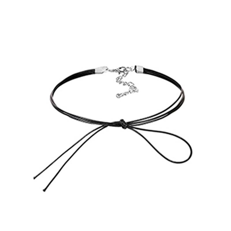Goth Black Velvet Choker Necklaces Gothic Style Rope Women Neck Decoration Chocker Jewelry On Girl Neck Accessories