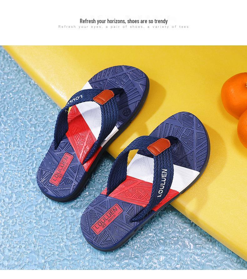 Men's Trendy 2026 Summer Flip-Flops: Soft Sole, Non-Slip Outdoor Beach Sandals