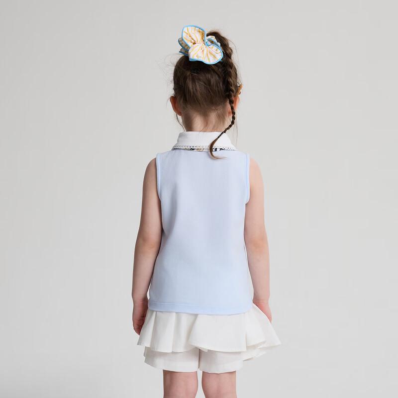 Deesha Girls' Summer Ballet-Inspired Scarf Sportswear Set