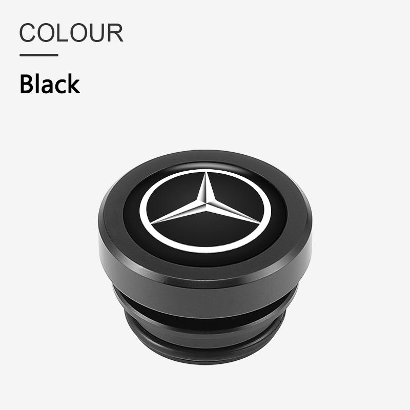 YHB3  Universal Car Cigarette Lighter Cover Dustproof Decoration Cap For Mercedes Benz AMG W211 W203 W204 W210 W124 Auto Accessories