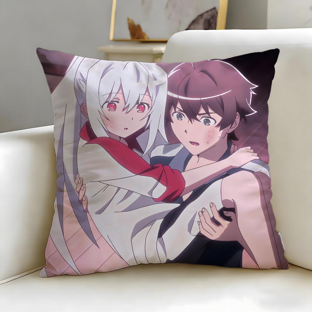 classic anime Plastic Memories Cushion Cover Soft EasyWash Pillow Case Versatile for Couch Bed Travel and Office
