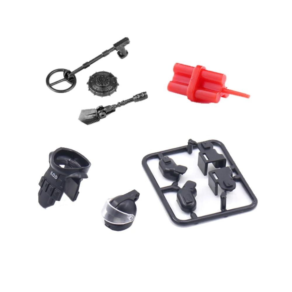 Vojenský MOC Stavebnice zbraní Těžký kulomet Gatling M19 NSV Figurky Dělostřelectvo Odminovací Pistole Kulka Hračka Dárek K013