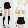2024 Summer Women's High-Waist Korean Style A-Line Wide Leg Shorts