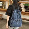 Retro Schoolbag Female College Student Japanese Leisure Large-capacity Travel Backpack Male High School Student Lightweight Computer Backpack