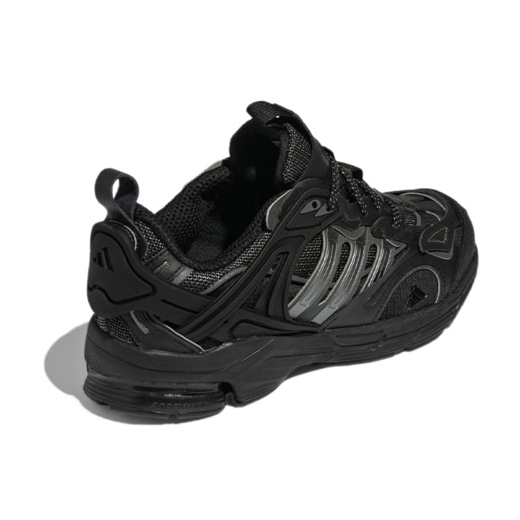Adidas Spiritain 2000 Comfortable Mesh Synthetic Leather Low-Top Running Shoes Unisex Sneakers Black GX8530