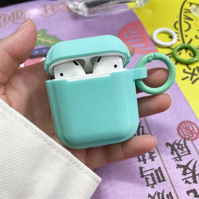 Jednoduché měkké tekuté silikonové pouzdro pro AirPods 4 3 bezdrátová Bluetooth sluchátka ochranný kryt pro Apple airpods Pro3 2 1 Funda