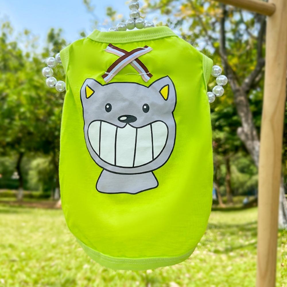 Spring and summer webbing X dog vest pet clothes pass pattern, cat dog clothes cat vest pet supplies