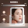 Tabletop Mirror with Actress Makeup 3 Stepless 1x 5x 5x USB White Light, Mirror, Mirror, Colors, Dimming, & Magnification, Double-Sided Mirror,