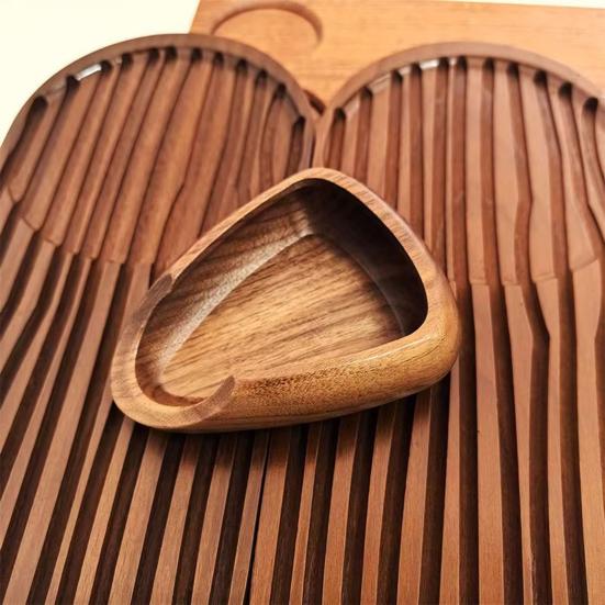 Dřevěné dávkovací podnosy na kávu Nádoba na espresso zrna Kapacita 40g Váha na zrna a chladicí podnos na mletou kávu espresso