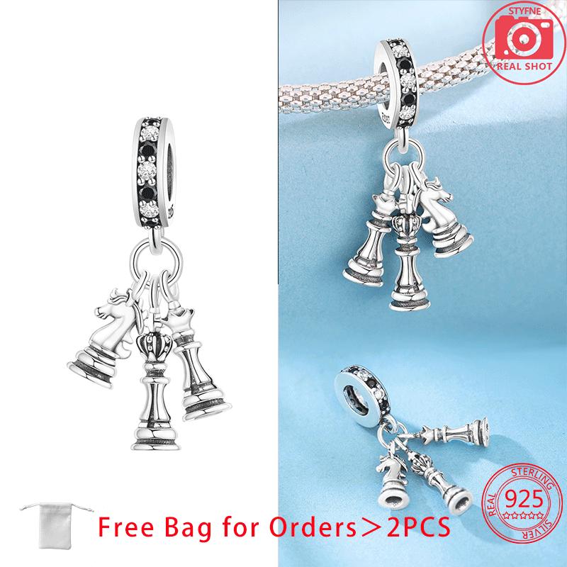 Copper Travel Series Pharaoh Pyramid Tower Anchor Plane Suitcase Charms Beads Pendant Fit Women Jewelry Bracelet Fine Gift