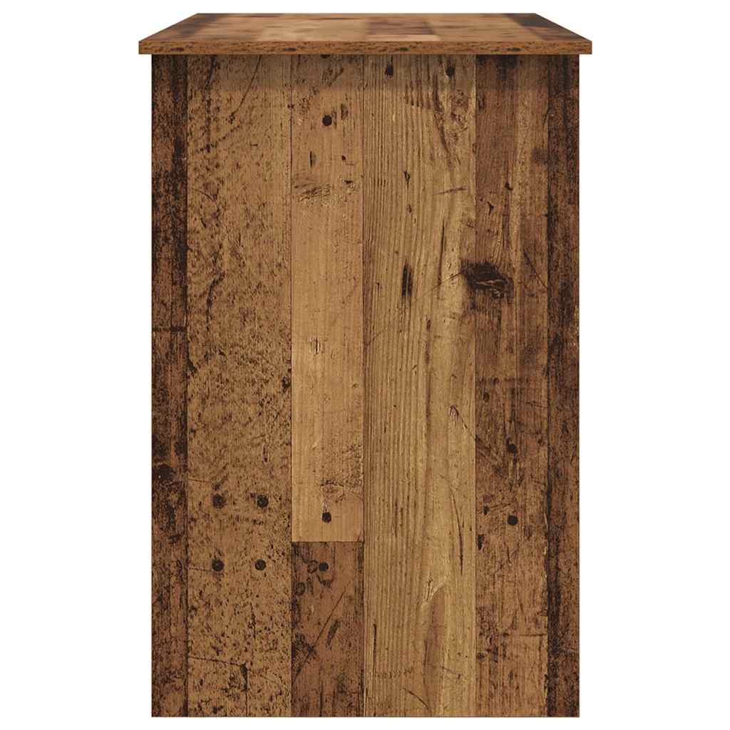 Vintage Wood Desk 100 x 50 x 76 cm Particleboard