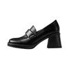 2025 neu Band-Aid~ retro dicker Absatz High Heels Damen Herbst und Winter Temperamentstil leichter Mund Pendeln Mary Jane einzelne Schuhe