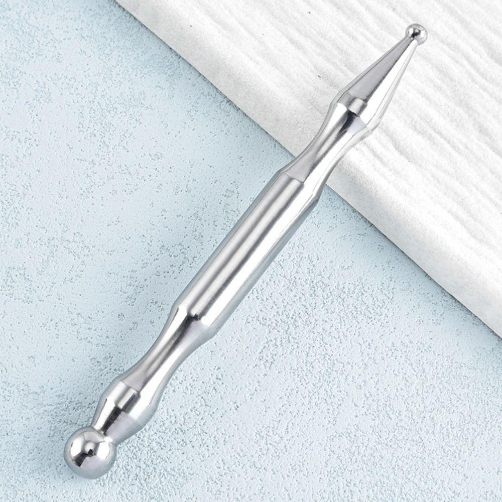 Self-Care Tool Deep Tissue Massager Stainless Steel Acupressure Bar Acupuncture Pen Facial Care