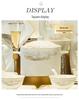 2024 New Luxury Glazed Ceramic Bowl and Plate Set with Chopsticks – High-Temperature Housewarming Gift