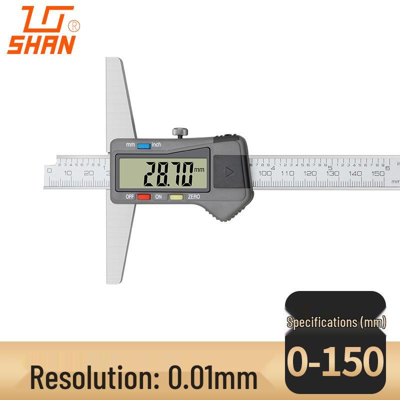Guilin Electronic Digital Vernier Caliper with Dial - High Precision, Depth Gauge (0-150mm, 200mm, 300mm) Standard