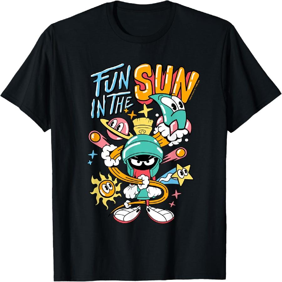 Marvin The Martian Fun in The Sun T-Shirt S