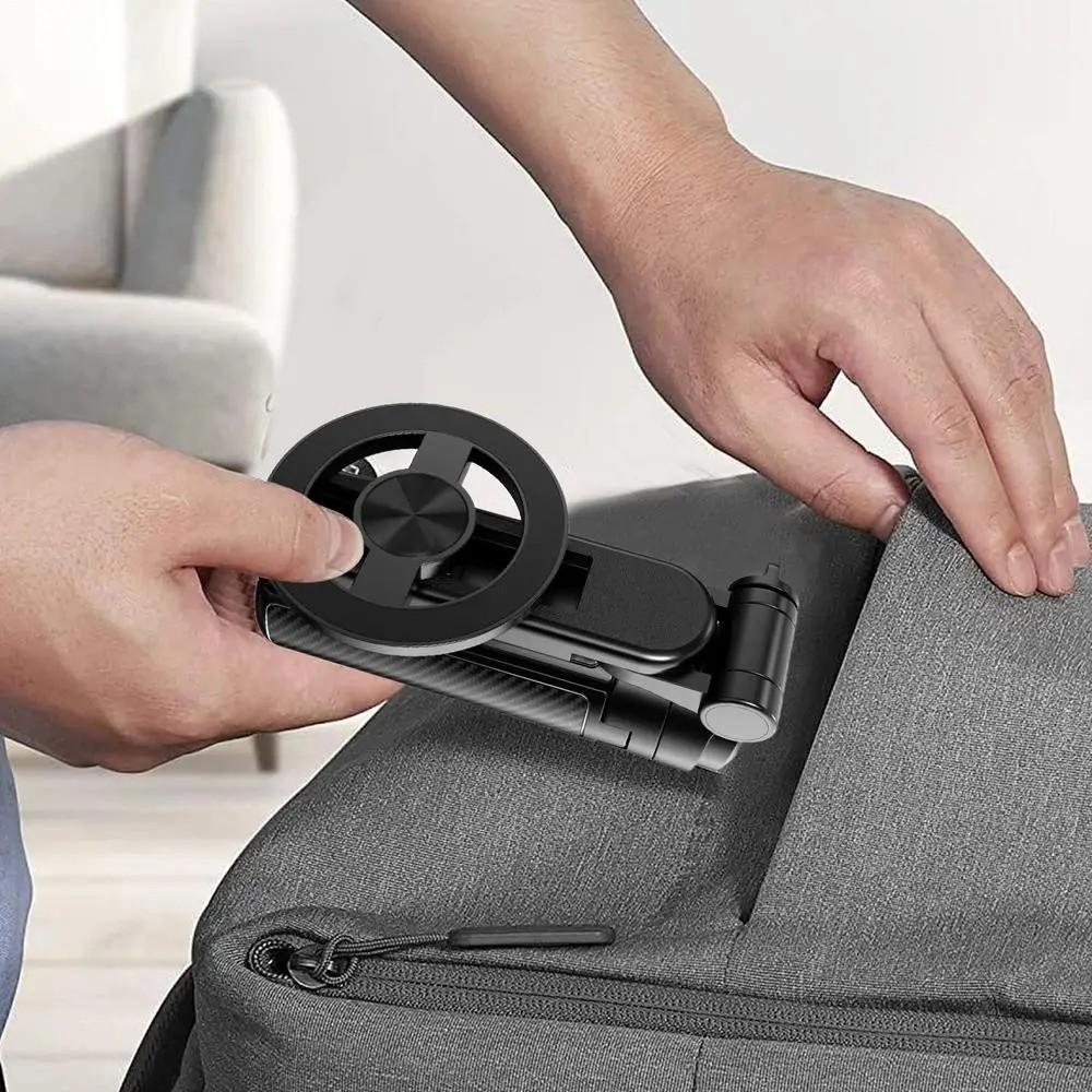 Adjustable Phone Holder Magnetic Desktop Stand Mini Phone Stand  For Live Streaming