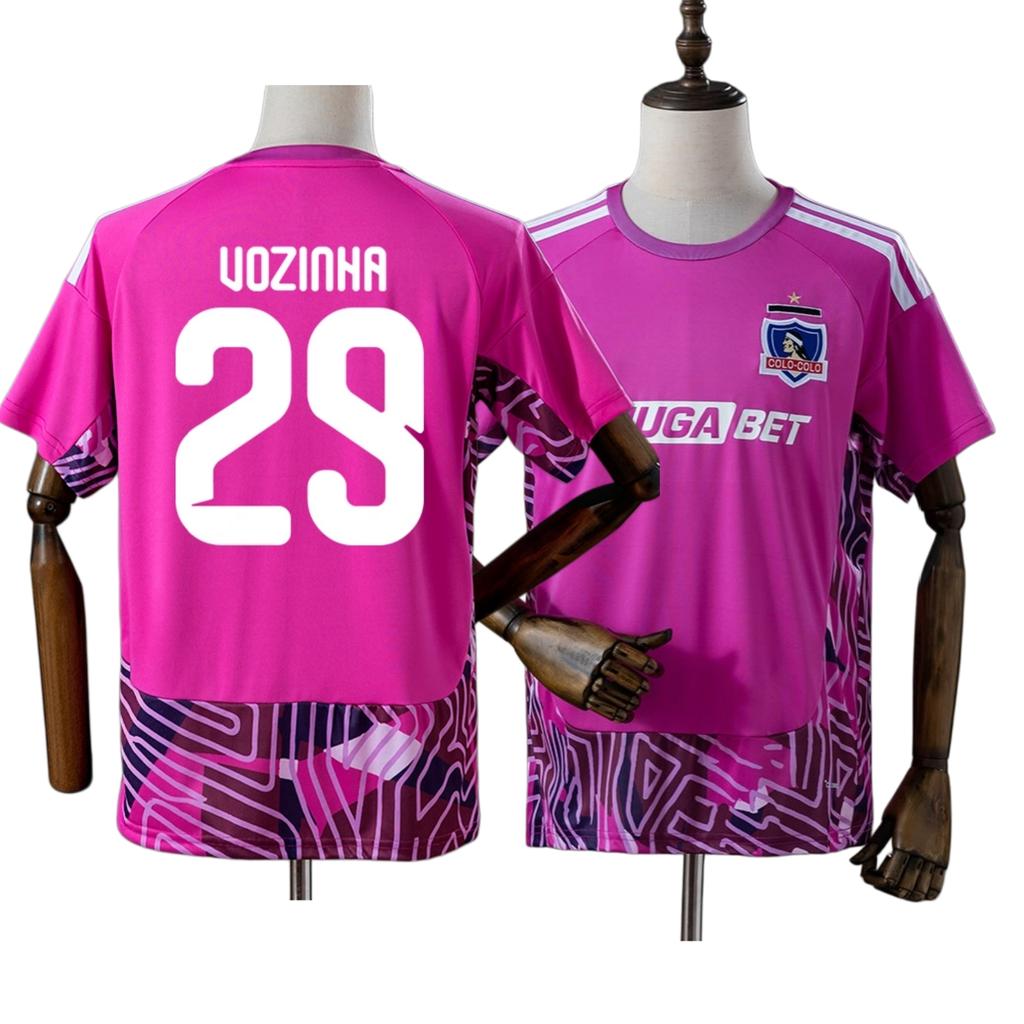 2026 Vozinha #1 Pánské Dámské Colo-Colo Krátký Rukáv Síťovaný Fotbalový Dres, Y2K Sportovní Fanoušek Streetwear Volné Sportovní Tričko Rychleschnoucí Tričko
