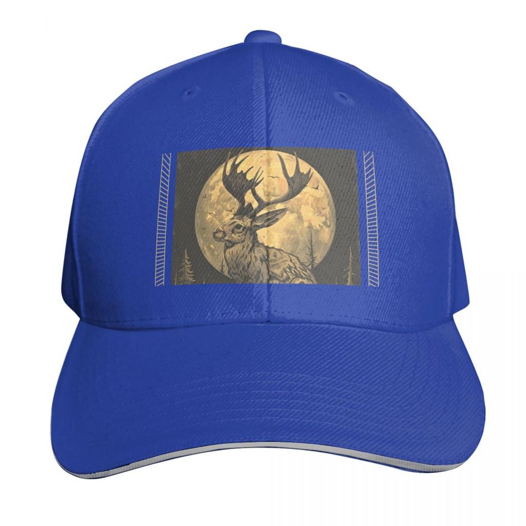 Jackalope Baseball Cap Six Panel Structured Crown Sun Protection UPF Breathable Mesh Back