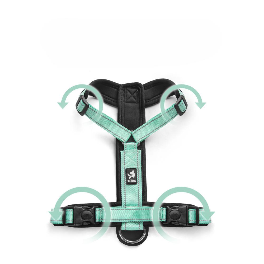 Nové vodítko pro psy, dvoudílný hrudní popruh pro domácí mazlíčky, vodítko pro venčení malých a středních psů