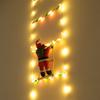 LED žebříkové světla Vánoční dekorace Venkovní nádvoří Zahrada Santa Claus Lezoucí žebřík Světlo pro sváteční dekoraci
