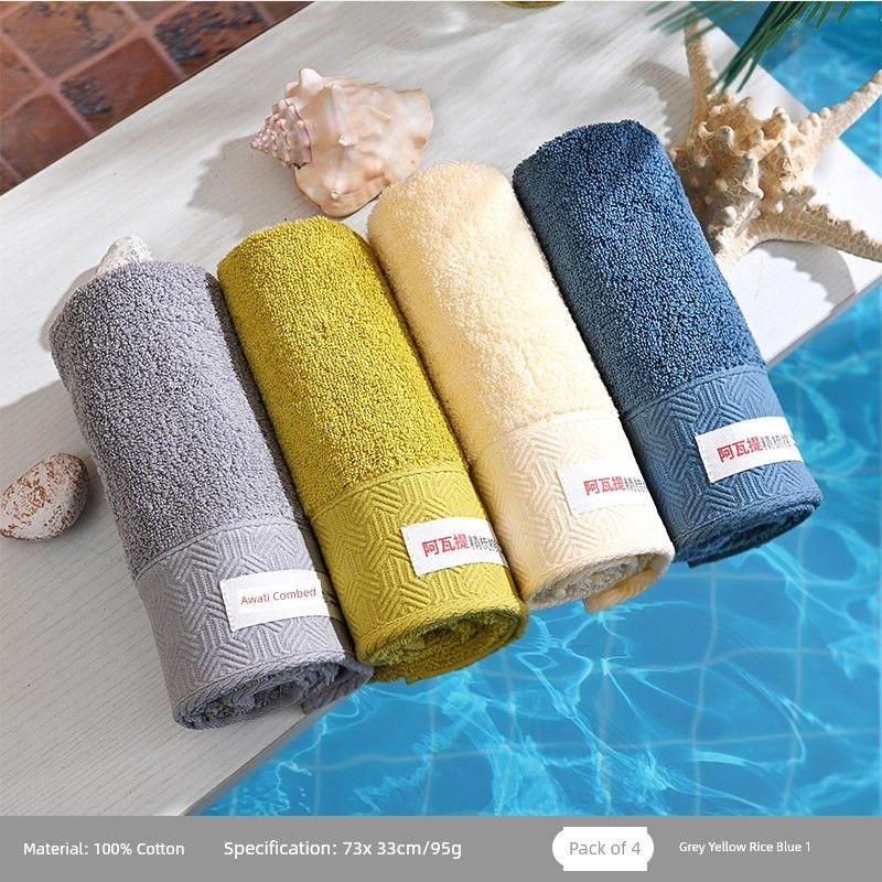 Water-Absorbing Bath Soft Comfortable Quick-Drying Pure Cotton Towel