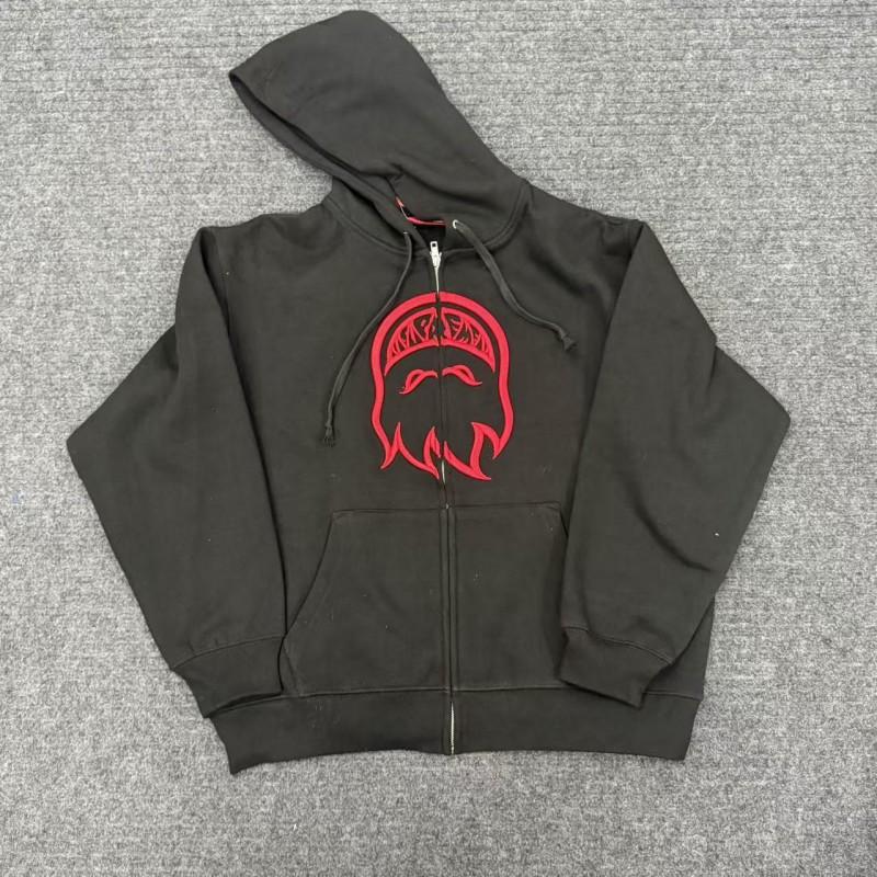 2026FW Moletom com Capuz Bandana Box Forro de Lã Algodão Masculino Jovem Streetwear