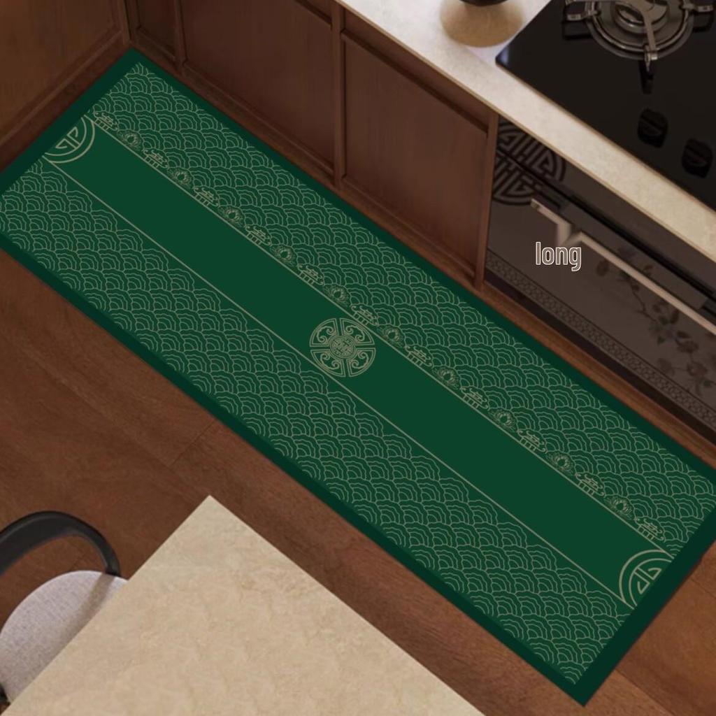 Chinese Style Diatomaceous Earth Non-Slip Kitchen Floor Mat: Oil-Proof, Washable, Water-Absorbent, and Quick-Drying