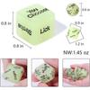 1 Set of 4 Marbled Engraved Glow-in-The-Dark Dice Set, Adult Polyhedral Game Accessories