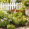 Set of 3 Rustic Bird Garden Decor for Outdoor Yard