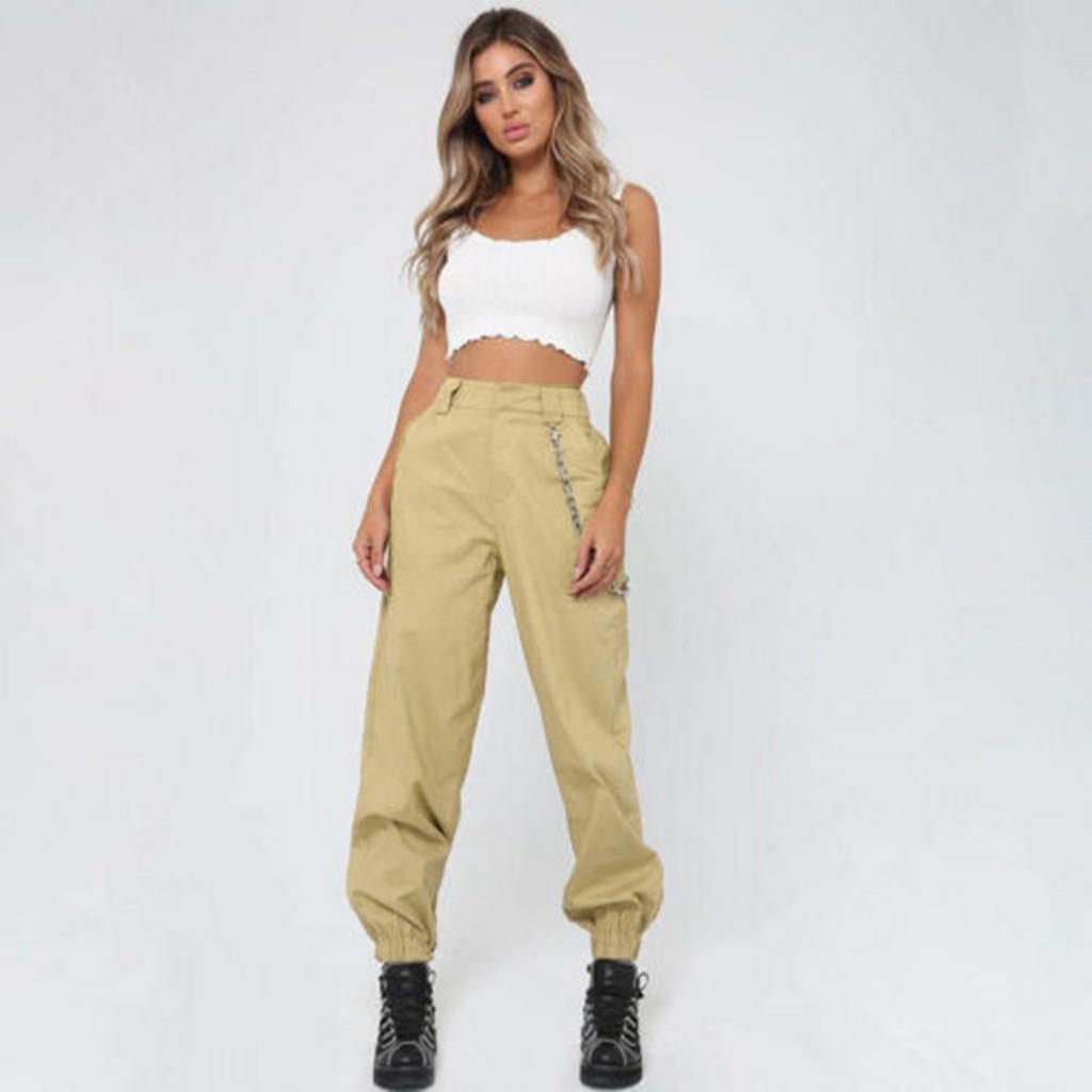 Buy Womens Cargo Trousers Military 