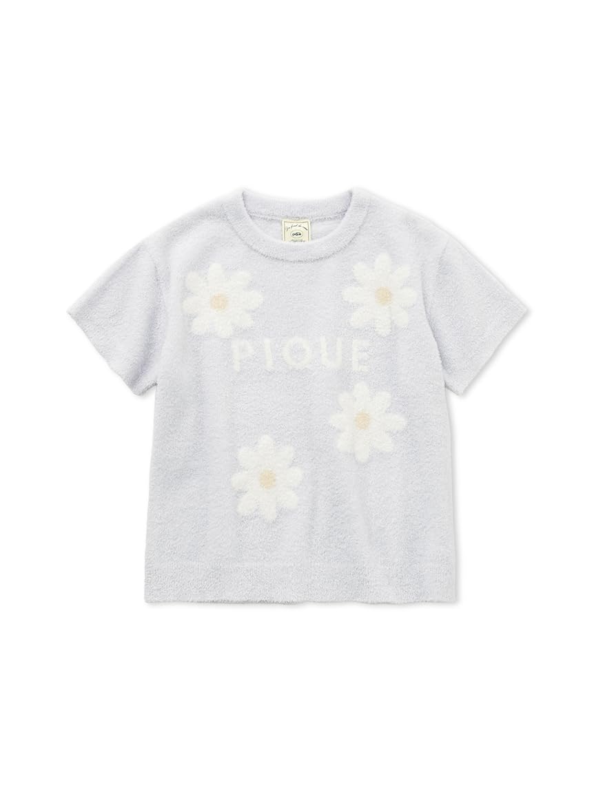 

Gelato Pique Kids Гладкий пуловер с жаккардовым узором «Дейзи» PKNT251479BLUXS синий