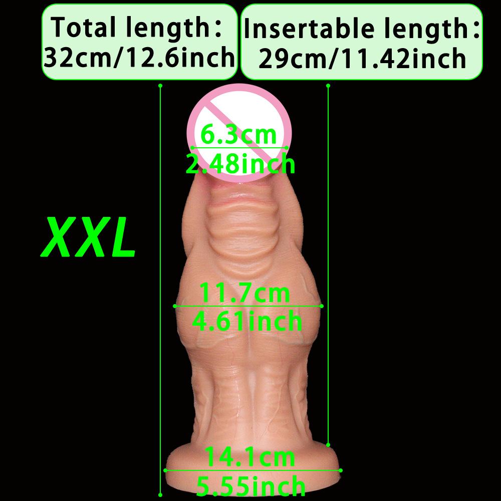 Manual Special-shaped Simulation Penis Masturbation Massage Anal Expander Prostate Stimulation