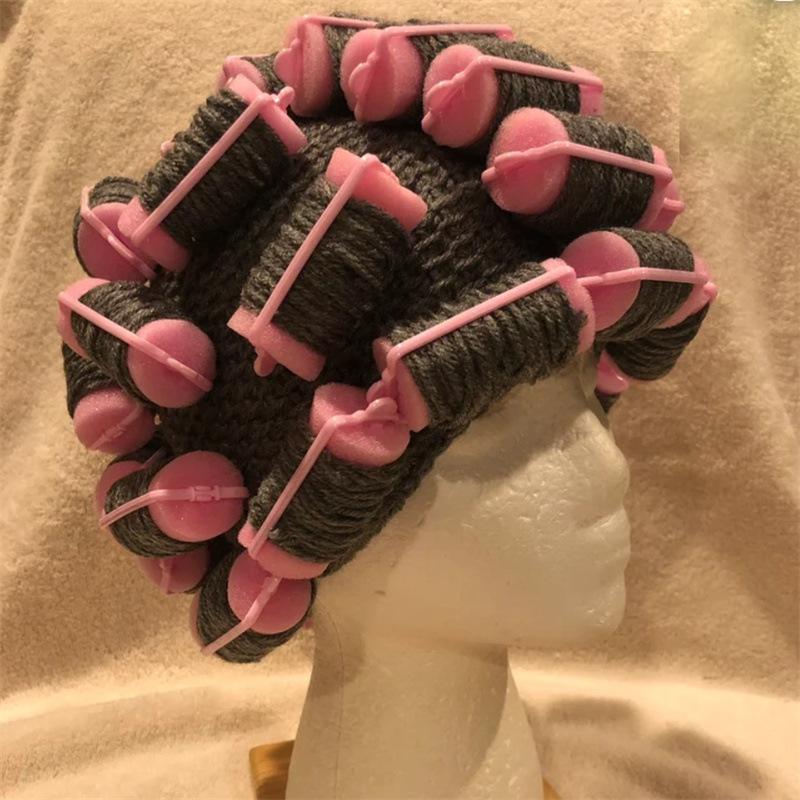 New Hand-knitted Color-blocked Clown Hat, Fashionable and Personalized Adult Pullover Hat