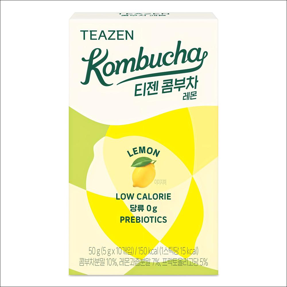 TEAZEN Комбуча Лимон, 5 г, 10 шт. 5g X 10EA