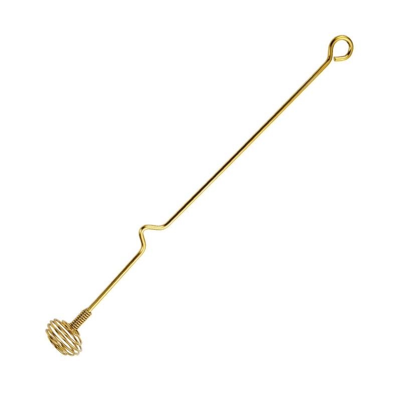 Stainless Steel Honey Stick Dipper Stirring Bar Swizzle Stick Honey Stirrer for Serving Syrups Frosting Melted Chocolate