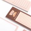 50 Sheets Korean Biscuits Bear Memo Pad Message Notes Decorative Notepad Note Check List Memo