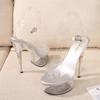 2021 Summer Style Waterproof Platform Stiletto High Heel Wedding & Banquet Sandals