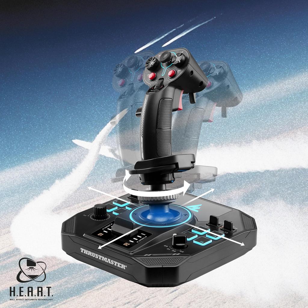 4 HOTAS PC Joystick Throttle Thrustmaster Sol-R &